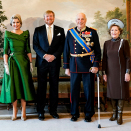 9. november: Kongen og Dronningen er vertskap når Nederlands kongepar avlegger statsbesøk til Norge 9. - 11. november. Foto: Heiko Junge / NTB